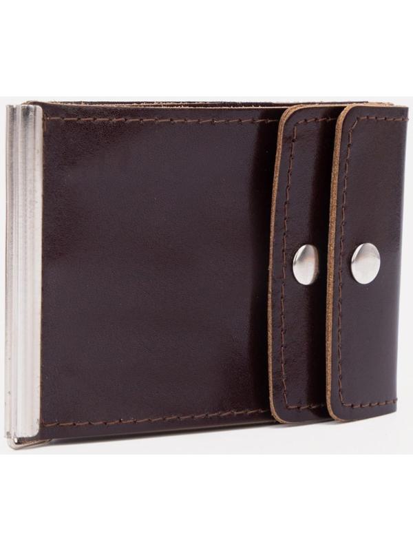 Зажим для купюр, цвет коричневый