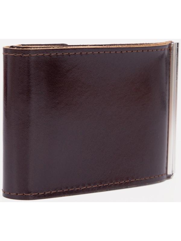 Зажим для купюр, цвет коричневый