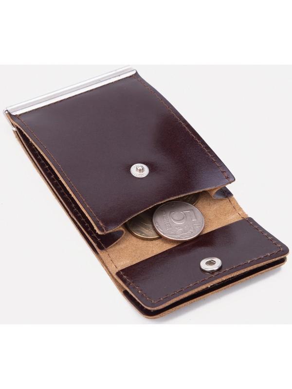 Зажим для купюр, цвет коричневый