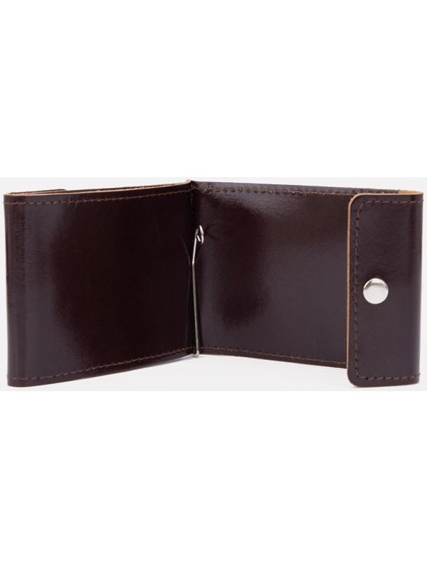 Зажим для купюр, цвет коричневый