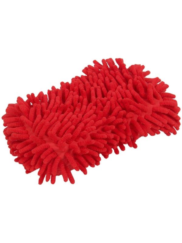 Губка для мытья авто, 20×11 см, микрофибра, микс