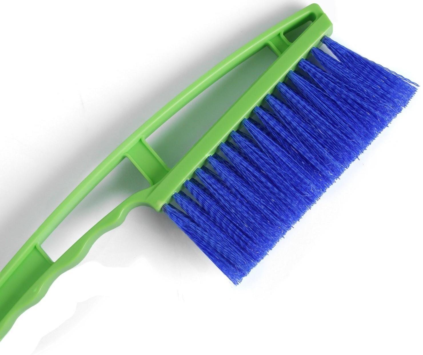 Щётка-сметка со скребком Oktan, 42 см, микс