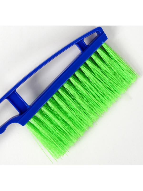 Щётка-сметка со скребком Oktan, 42 см, микс