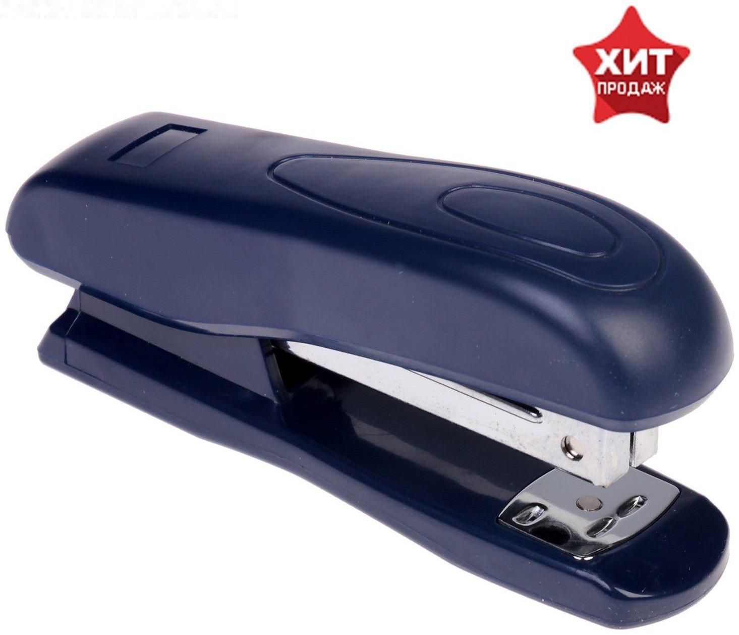 Степлер №24/6 Dolce Costo, до 25 листов, пластиковый корпус, синий