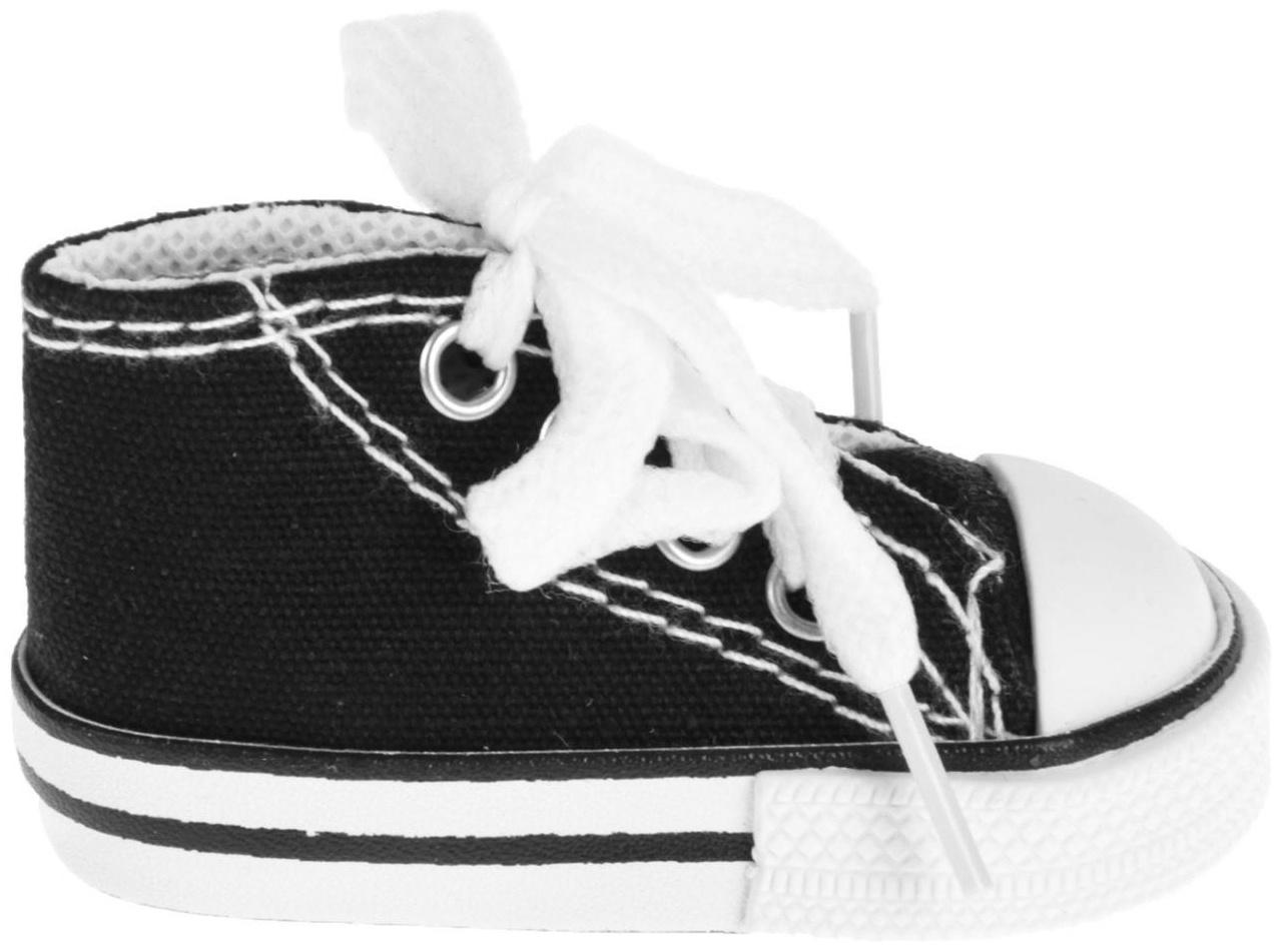 Кеды для кукол, длина подошвы 7,5 см, цвет чёрный