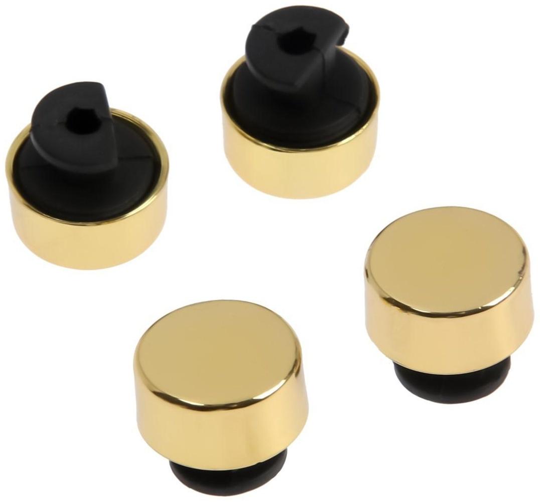 Зеркалодержатель (арт.1189), d=17 мм, без сверления, цвет золото, 4 шт.