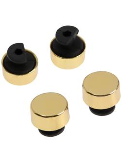 Зеркалодержатель (арт.1189), d=17 мм, без сверления, цвет золото, 4 шт.