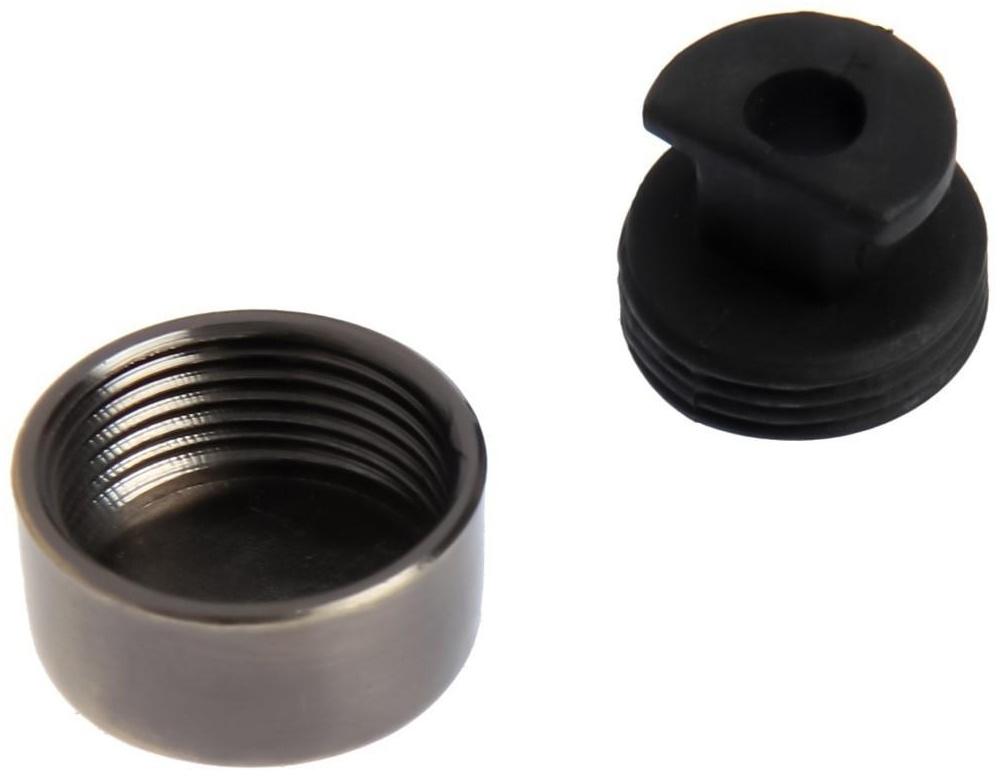 Зеркалодержатель (арт.1189), d=17 мм, без сверления, цвет бронза, 4 шт.