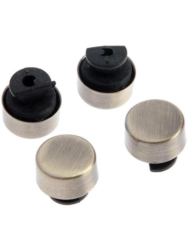 Зеркалодержатель (арт.1189), d=17 мм, без сверления, цвет бронза, 4 шт.