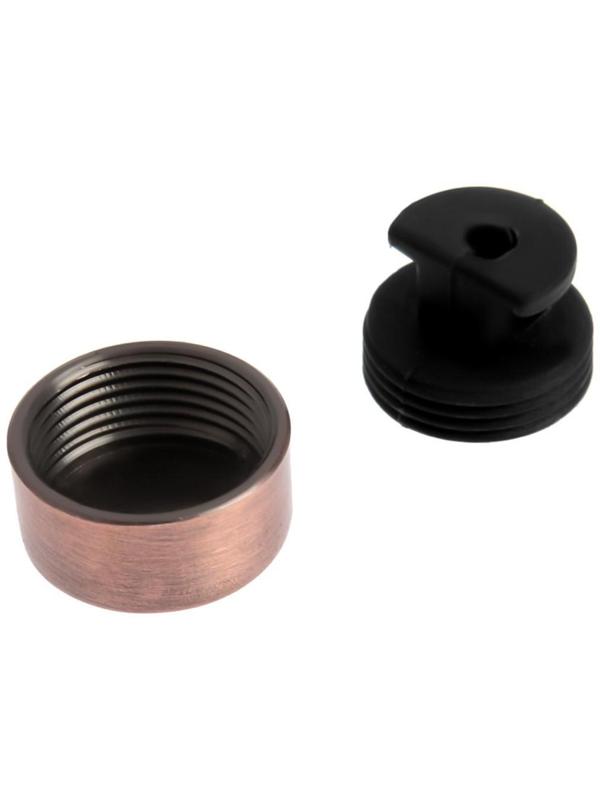 Зеркалодержатель (арт.1189), d=17 мм, без сверления, цвет медь, 4 шт.