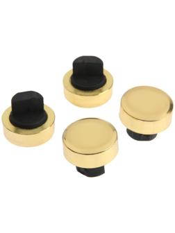 Зеркалодержатель, d=20 мм, без сверления, цвет золото, 4 шт.