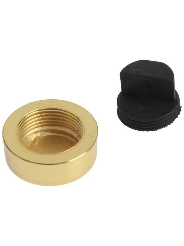 Зеркалодержатель, d=20 мм, без сверления, цвет золото, 4 шт.