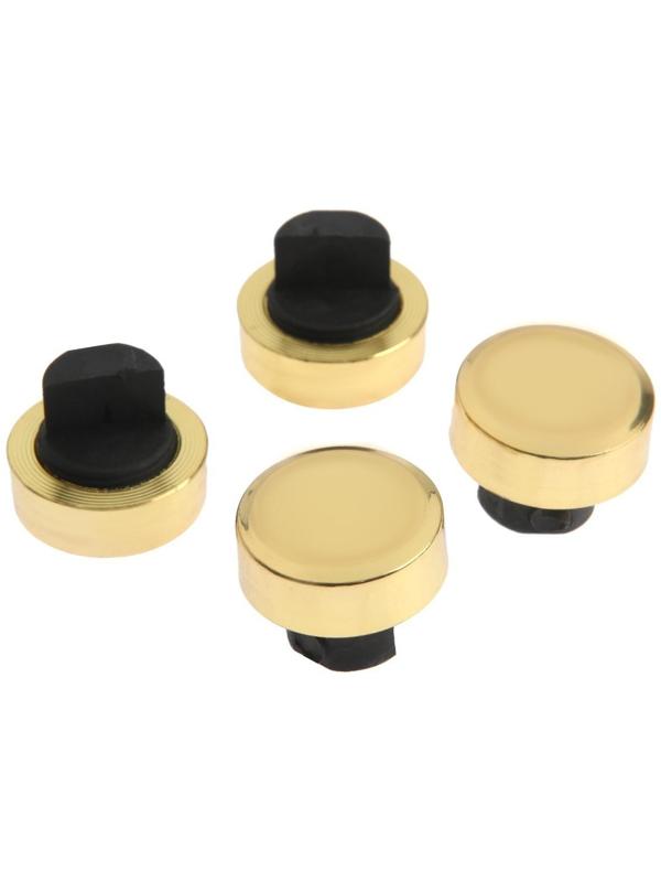 Зеркалодержатель, d=20 мм, без сверления, цвет золото, 4 шт.