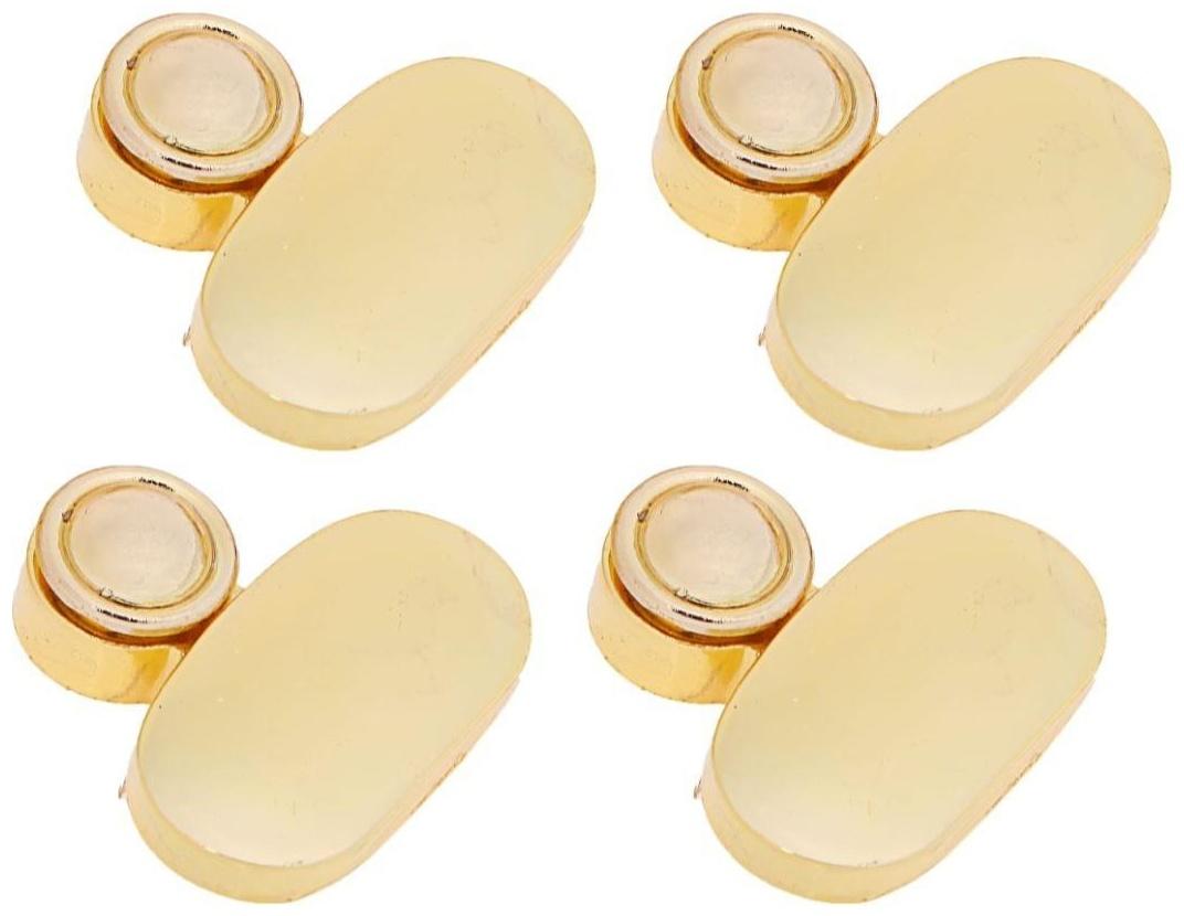 Зеркалодержатель (арт.2025), без сверления, цвет золото, 4 шт.