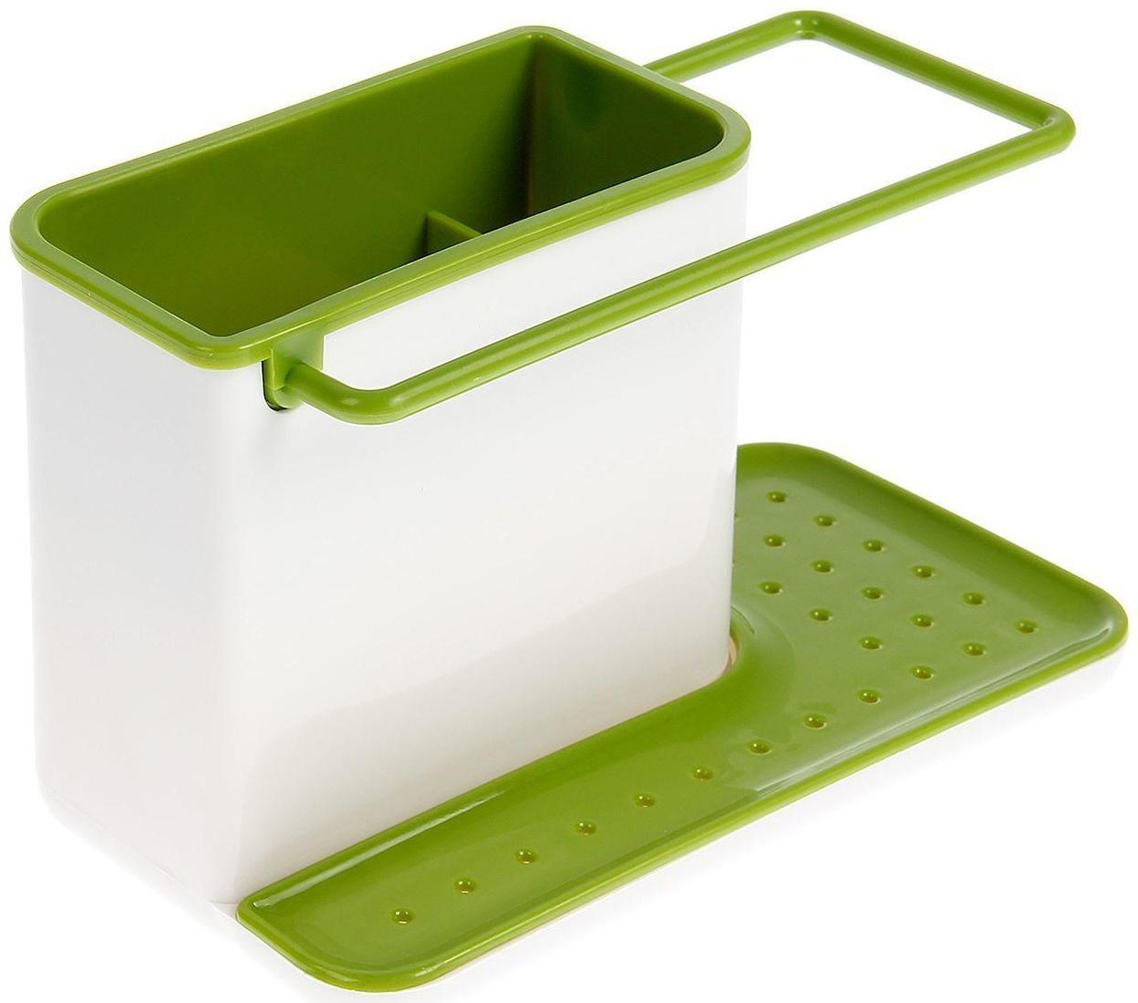 Подставка для ванных и кухонных принадлежностей, 21×11×12 см, цвет МИКС