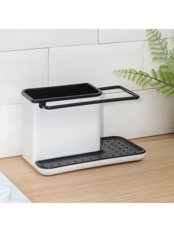 Подставка для ванных и кухонных принадлежностей, 21×11×12 см, цвет МИКС