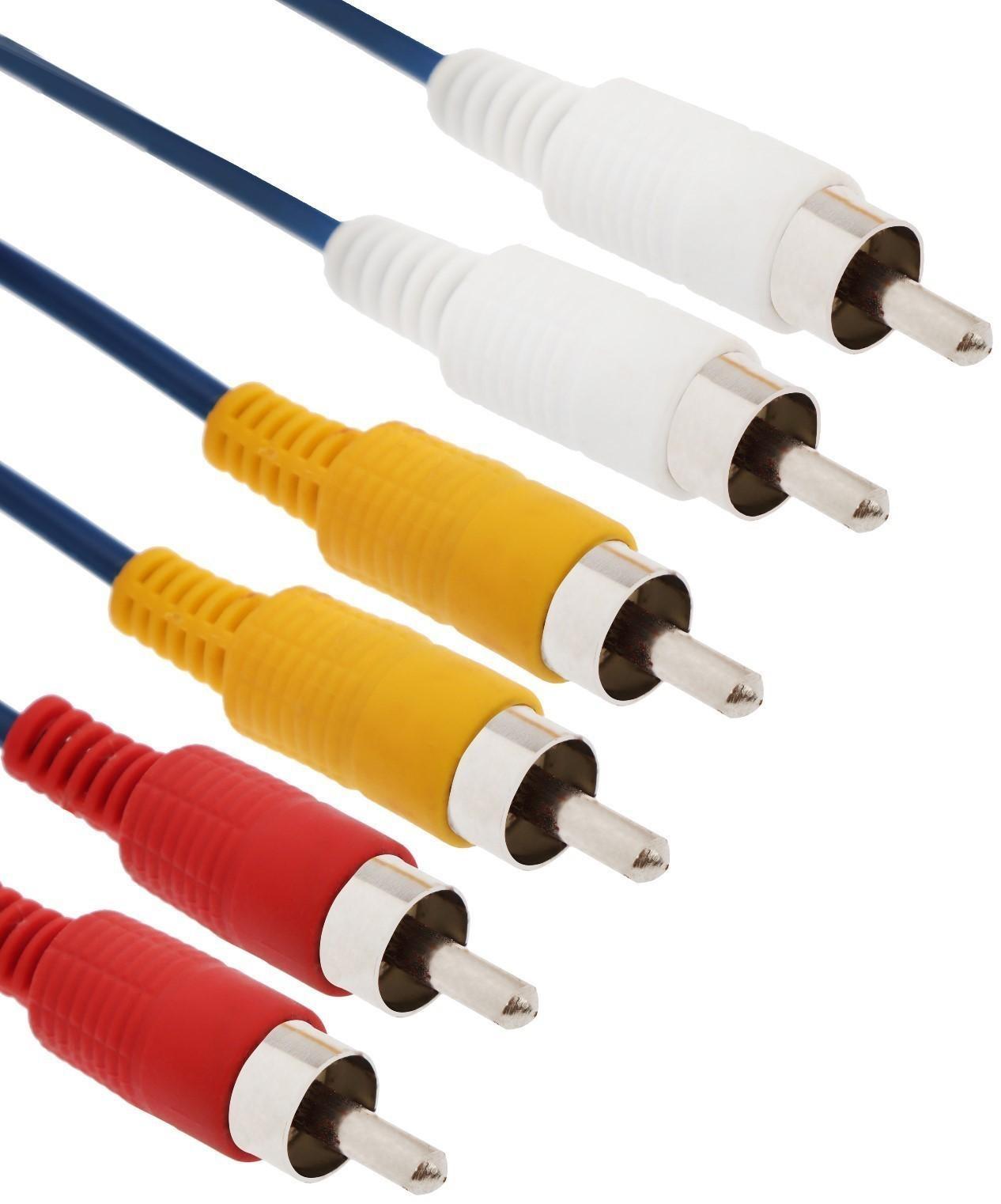 Кабель LuazON KDGN-003, 3xRCA (M) - 3xRCA (M), 3 м