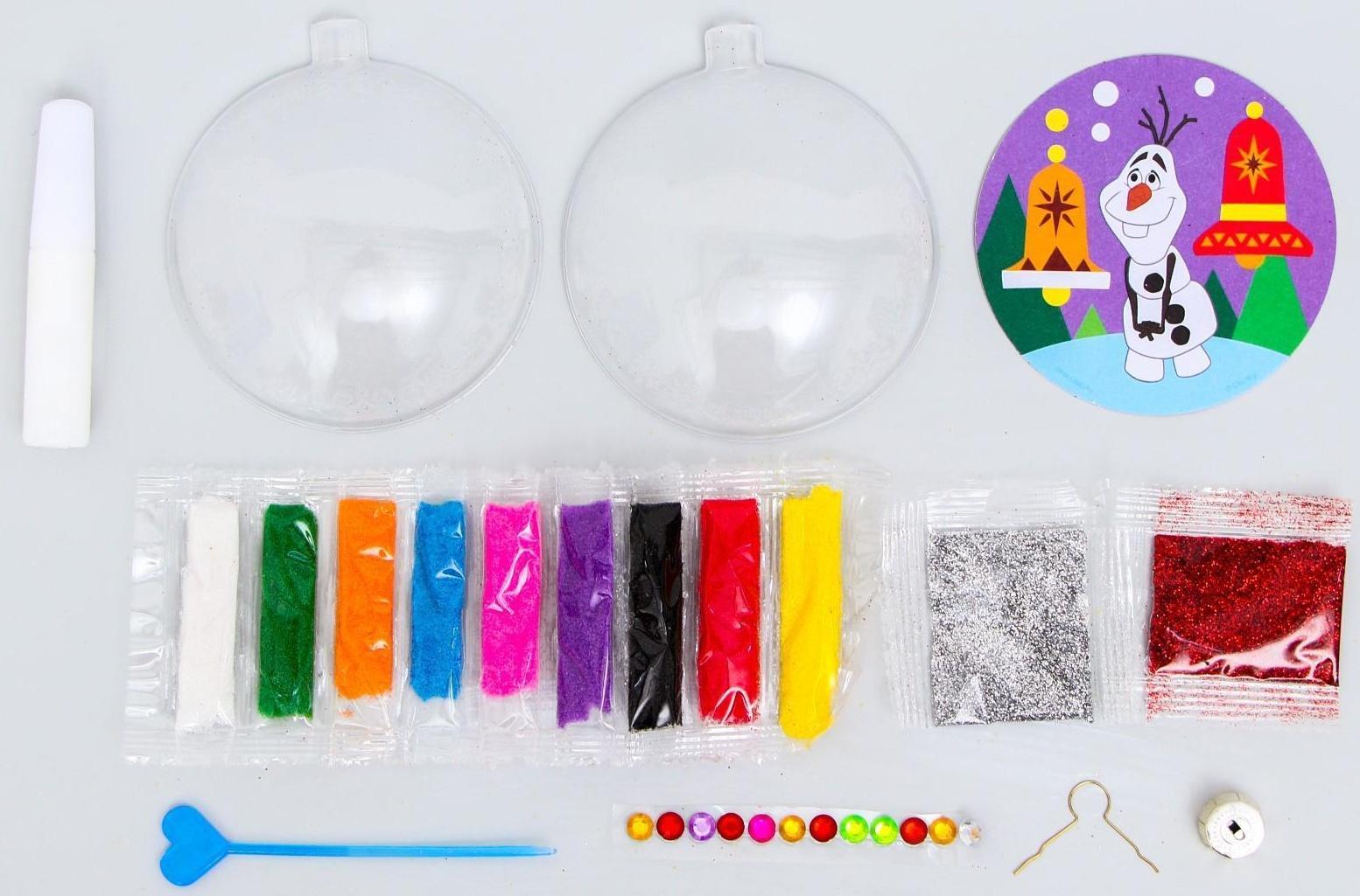 Новогодний ёлочный шар с фреской 