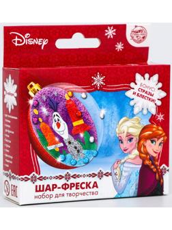 Новогодний ёлочный шар с фреской 