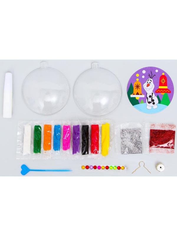 Новогодний ёлочный шар с фреской 