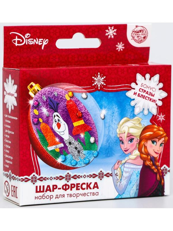 Новогодний ёлочный шар с фреской 