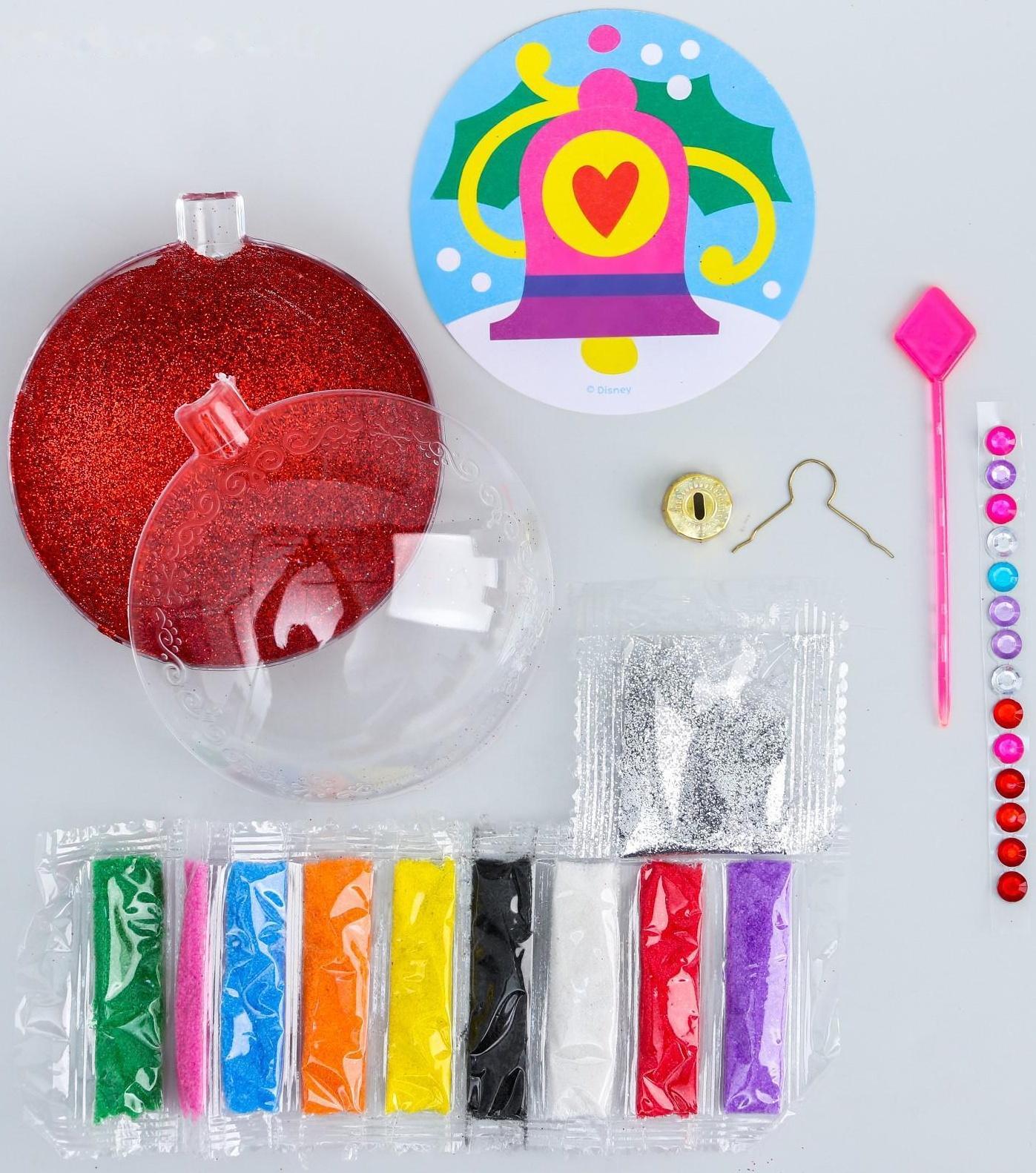 Новогодний ёлочный шар с фреской 