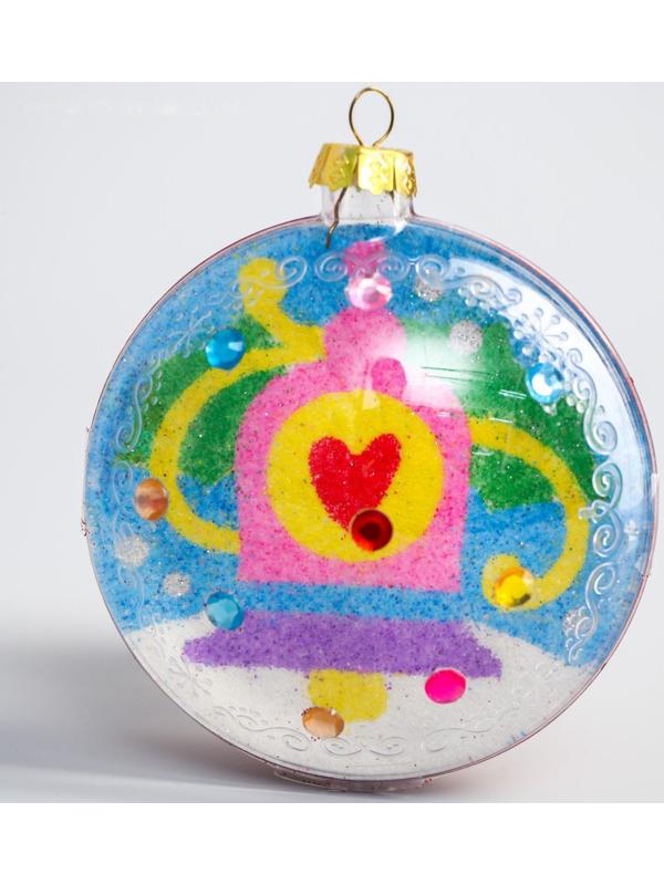 Новогодний ёлочный шар с фреской 