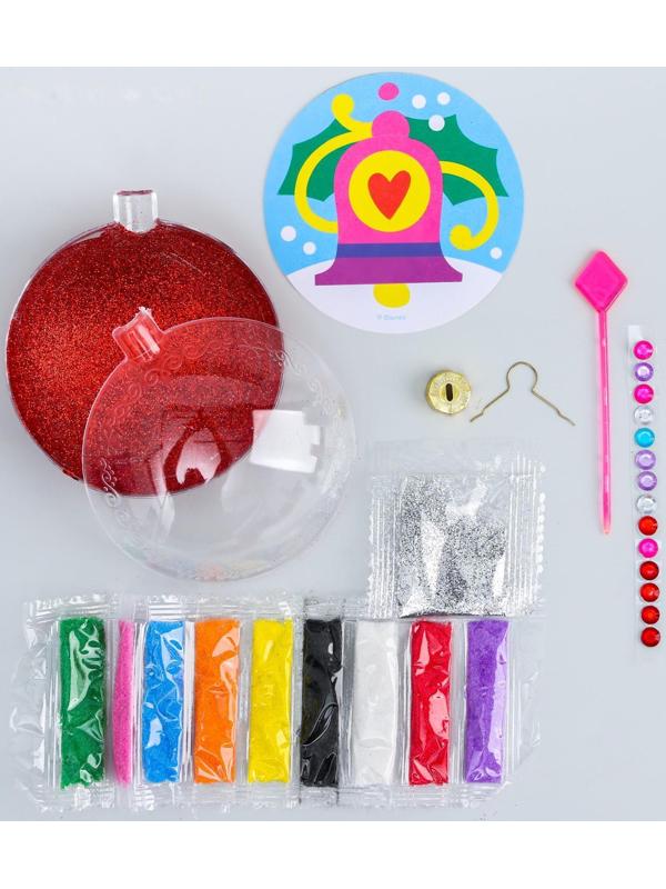 Новогодний ёлочный шар с фреской 