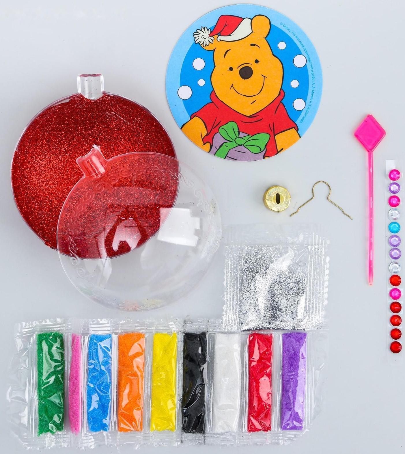 Новогодний ёлочный шар с фреской 