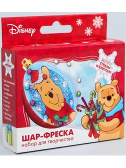 Новогодний ёлочный шар с фреской 