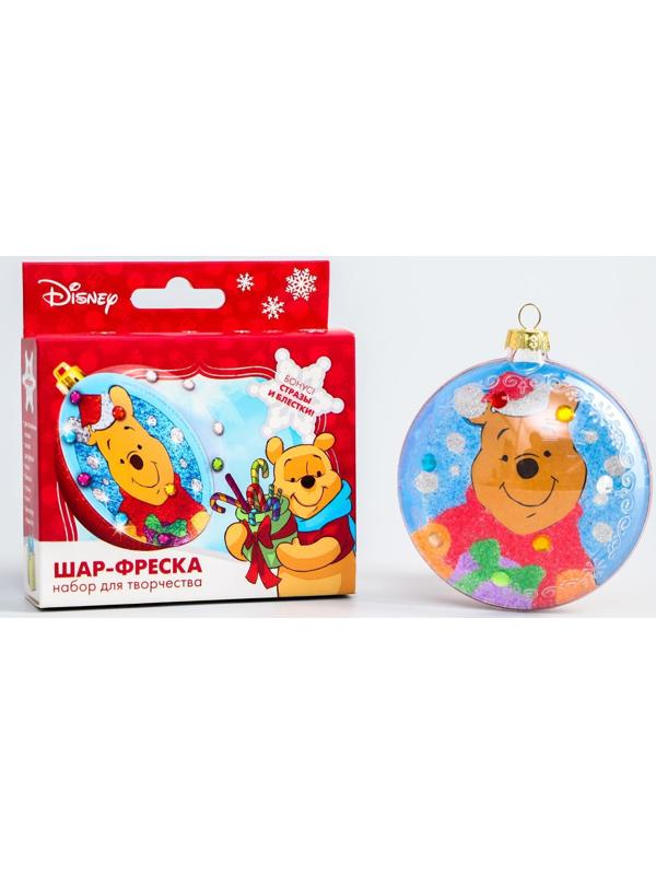 Новогодний ёлочный шар с фреской 