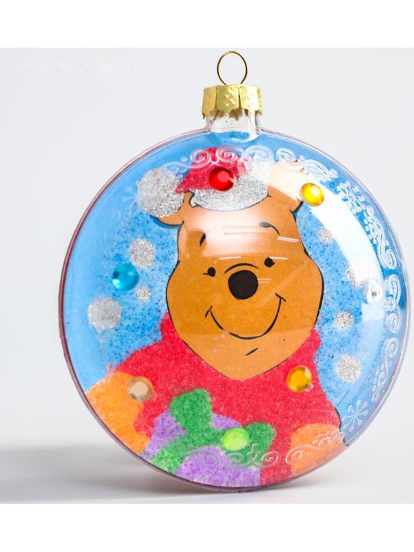 Новогодний ёлочный шар с фреской 