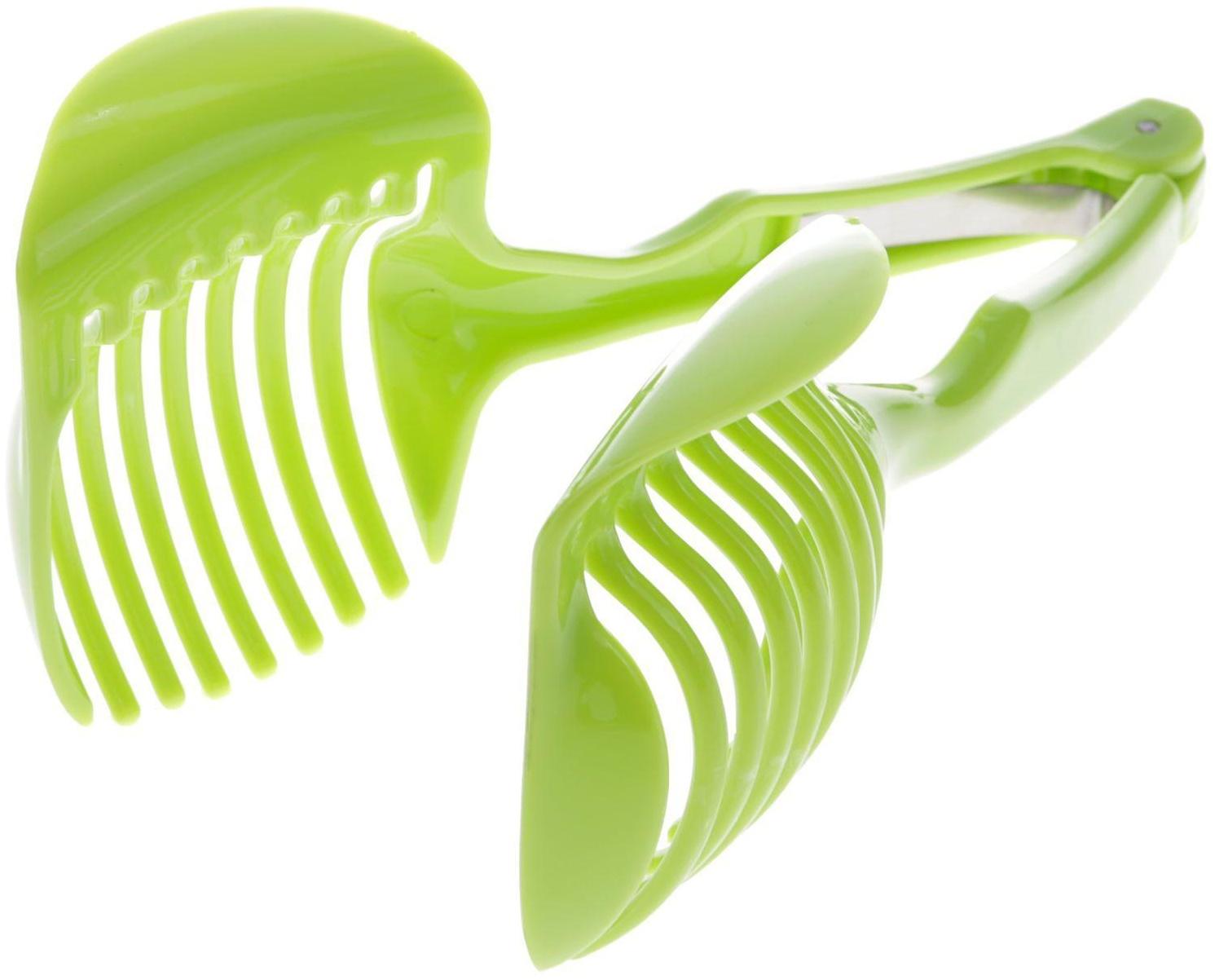 Щипцы для нарезки томатов Доляна, 18×8 см, цвет МИКС