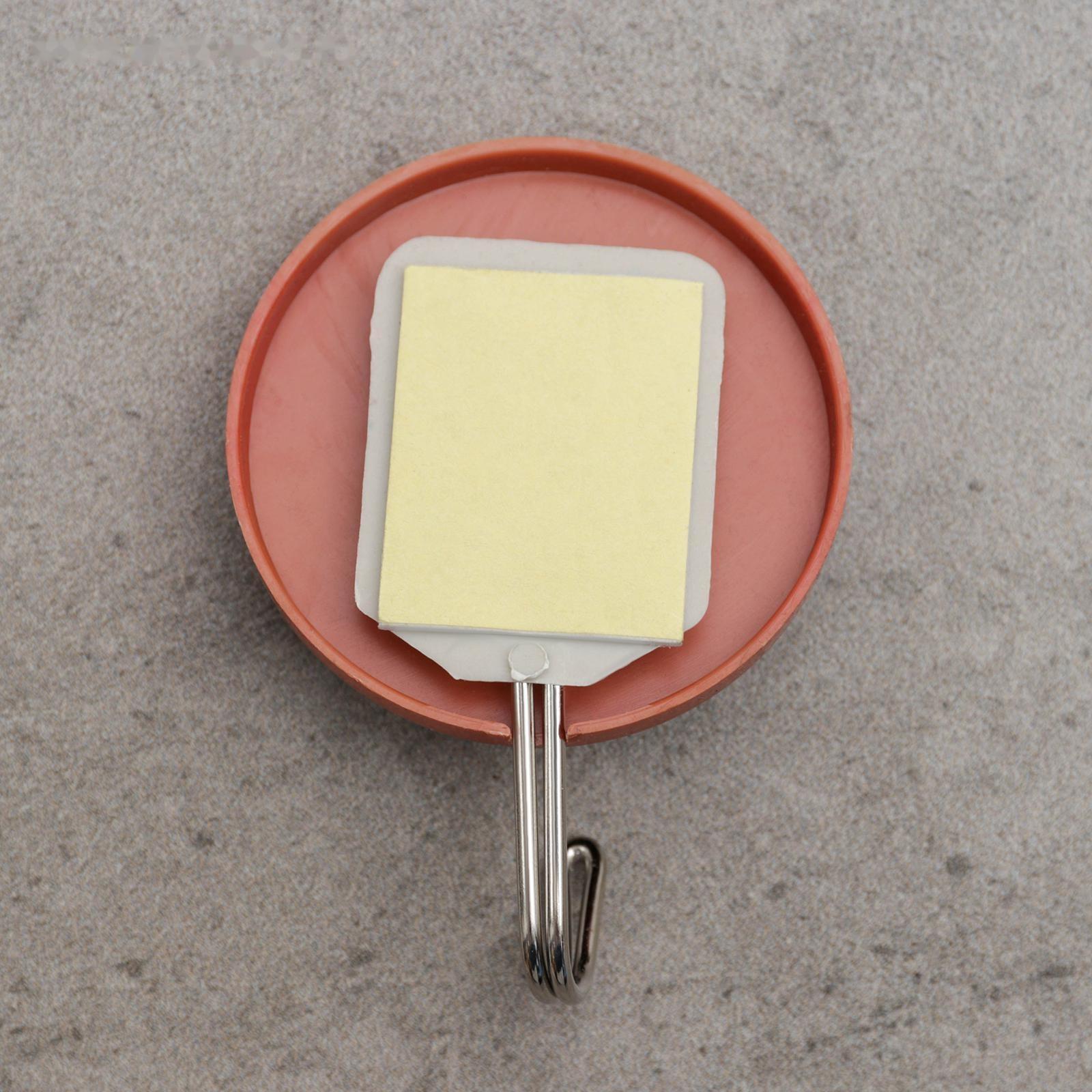 Крючок на липучке Доляна «Деревянные круги», 3 шт