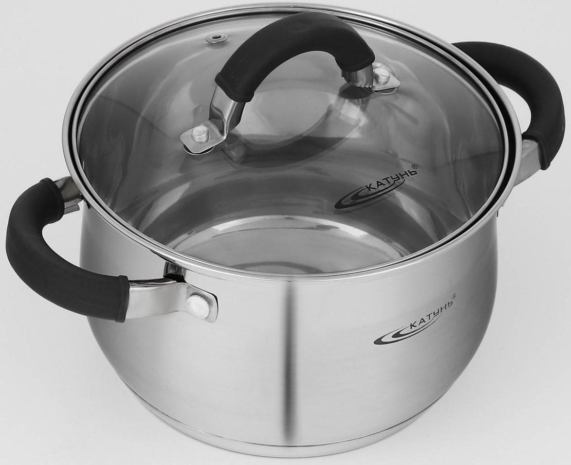 Набор посуды «Ирида», 3 предмета: кастрюли 2,9 л, 3,9 л, ковш 1,9 л, капсульное дно, крышки