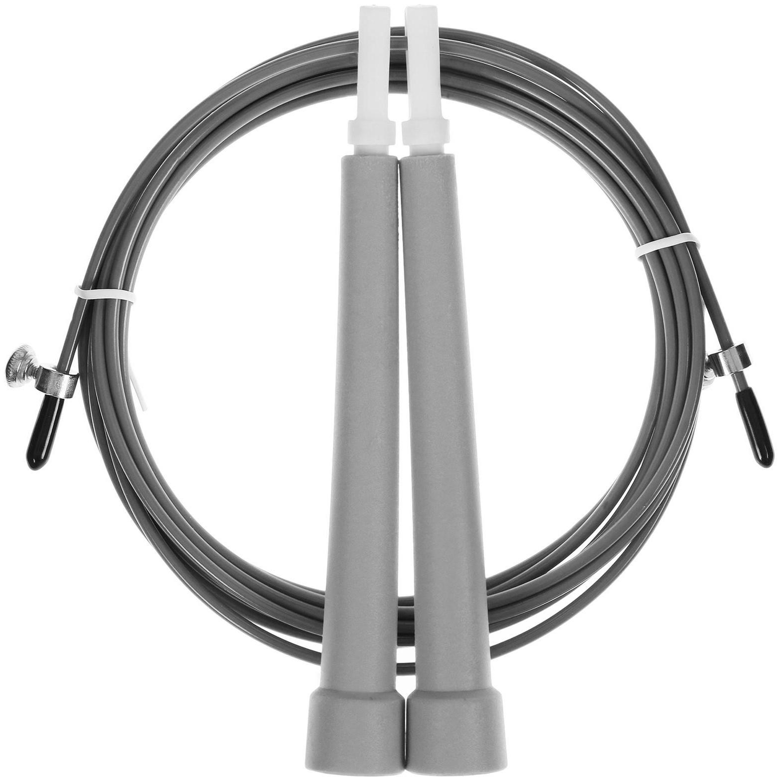 Скакалка скоростная 3 м, регулируемая, цвета микс