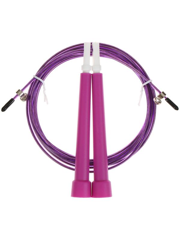 Скакалка скоростная 3 м, регулируемая, цвета микс