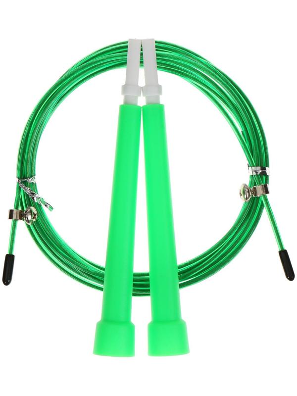 Скакалка скоростная 3 м, регулируемая, цвета микс