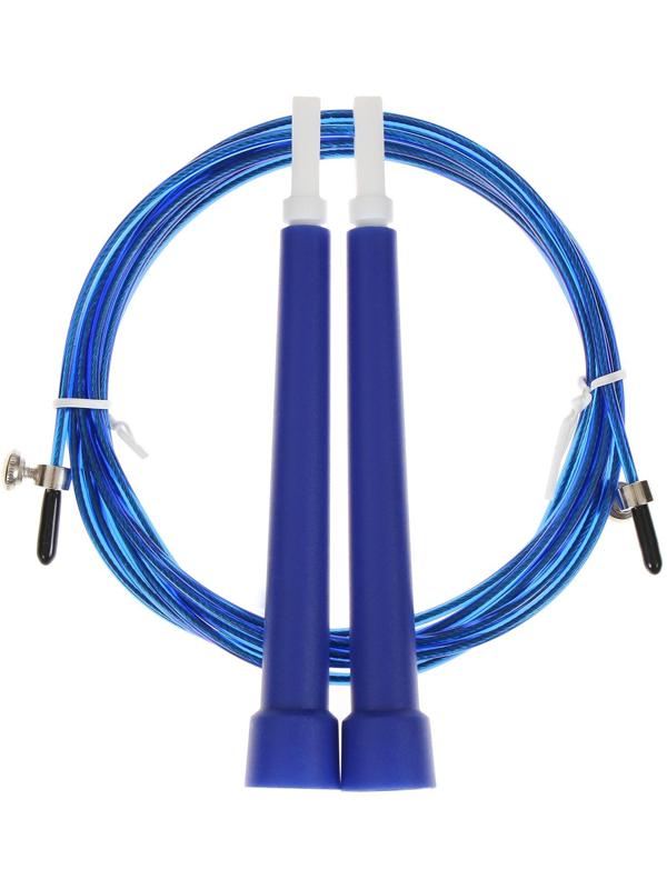 Скакалка скоростная 3 м, регулируемая, цвета микс