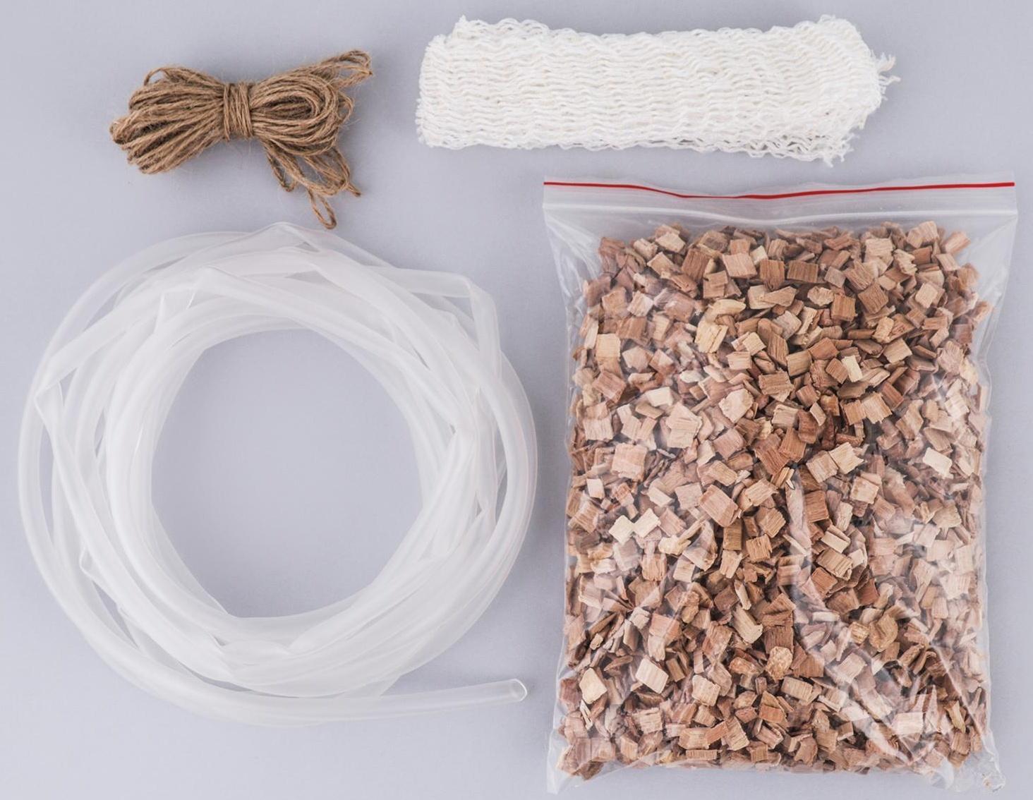 Коптильня домашняя «Аромат», для горячего копчения, 14 л, термометр МИКС, нержавеющая сталь