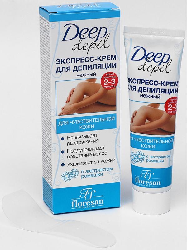 Экспресс-крем для депиляции Floresan Deep Depil нежный, для чувствительной кожи, 100 мл