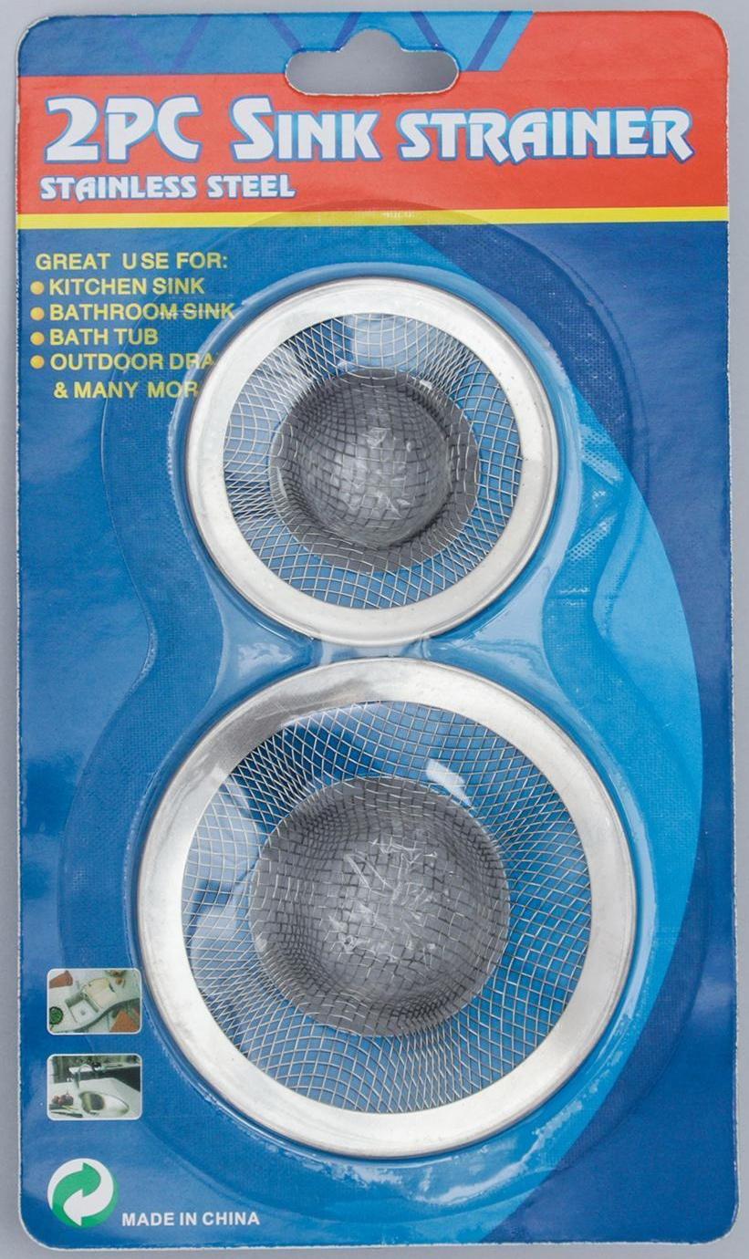 Набор фильтров для раковины Доляна, 2 шт, d=5,5 см, d=7,5 см