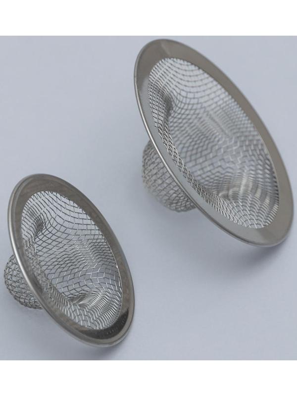 Набор фильтров для раковины Доляна, 2 шт, d=5,5 см, d=7,5 см