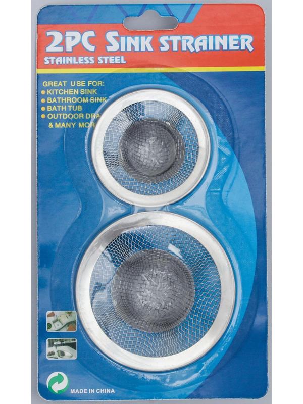 Набор фильтров для раковины Доляна, 2 шт, d=5,5 см, d=7,5 см