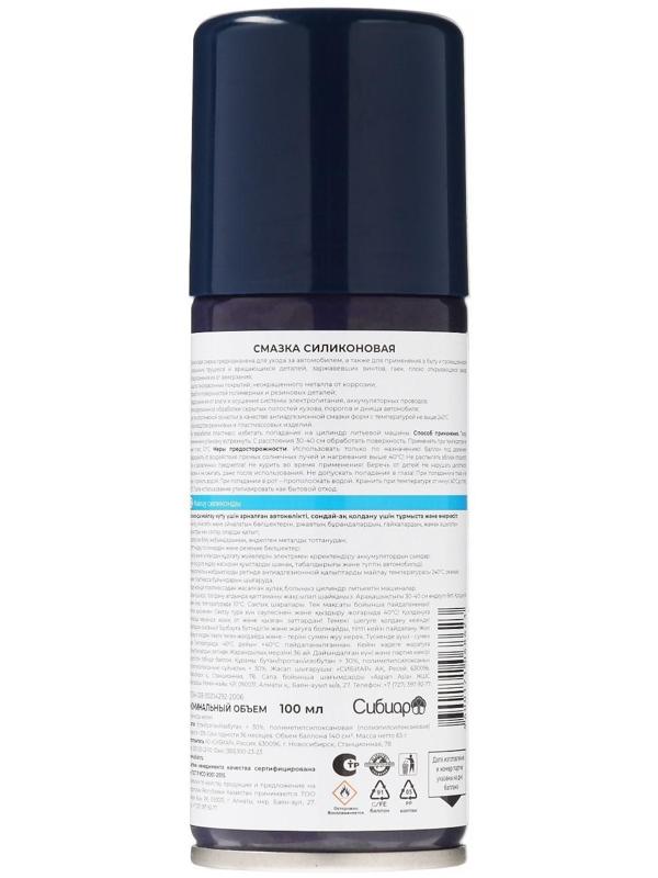 Силиконовая смазка Авто мастер, 100 мл, аэрозоль