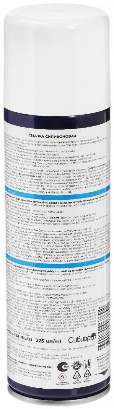 Силиконовая смазка Авто мастер, 225 мл, аэрозоль