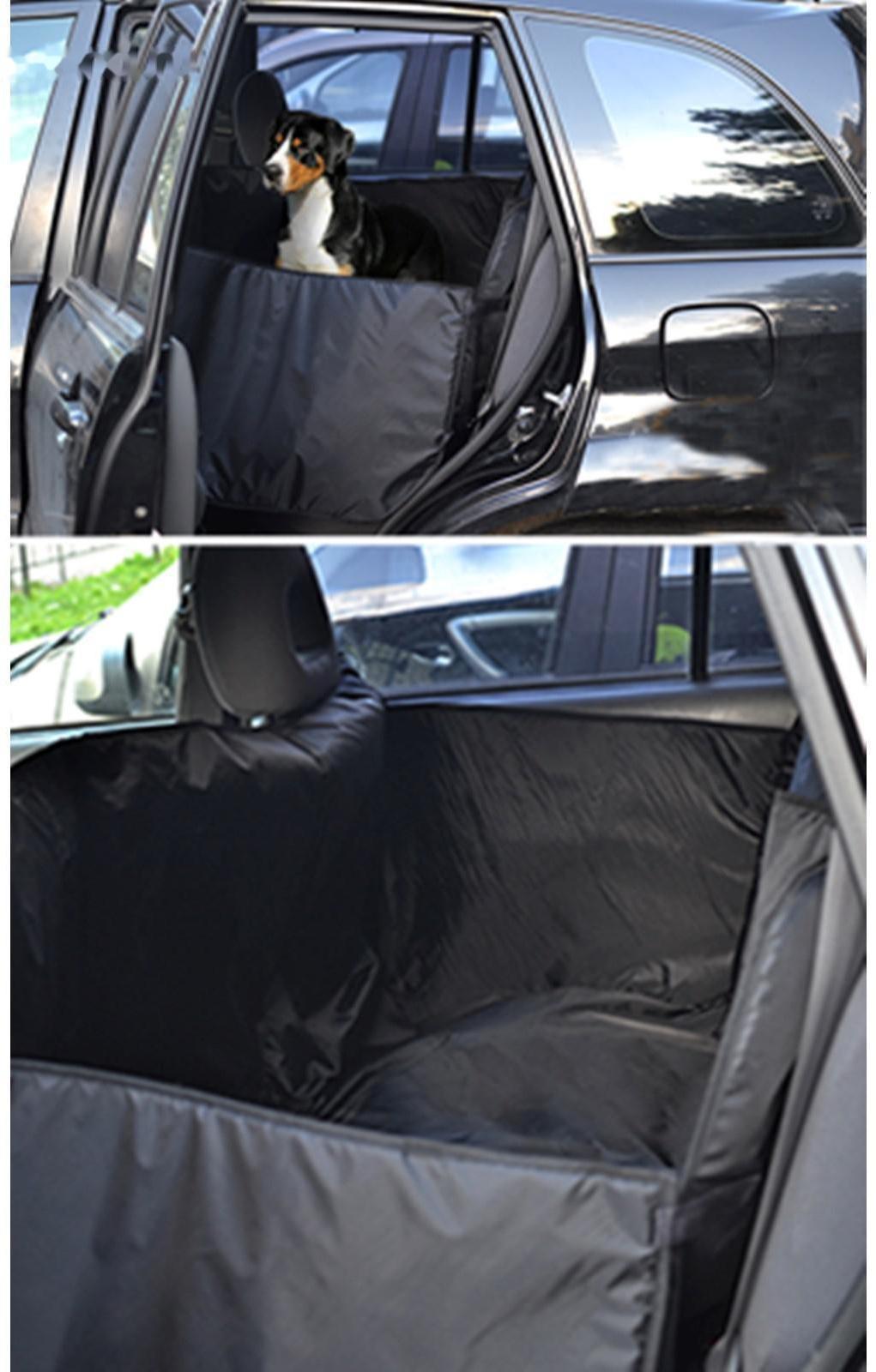 Гамак для перевозки собак усиленный, трехслойный, защита дверей, растяжка в салон