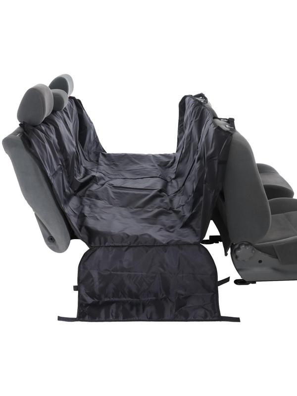 Гамак для перевозки собак усиленный, трехслойный, защита дверей, растяжка в салон