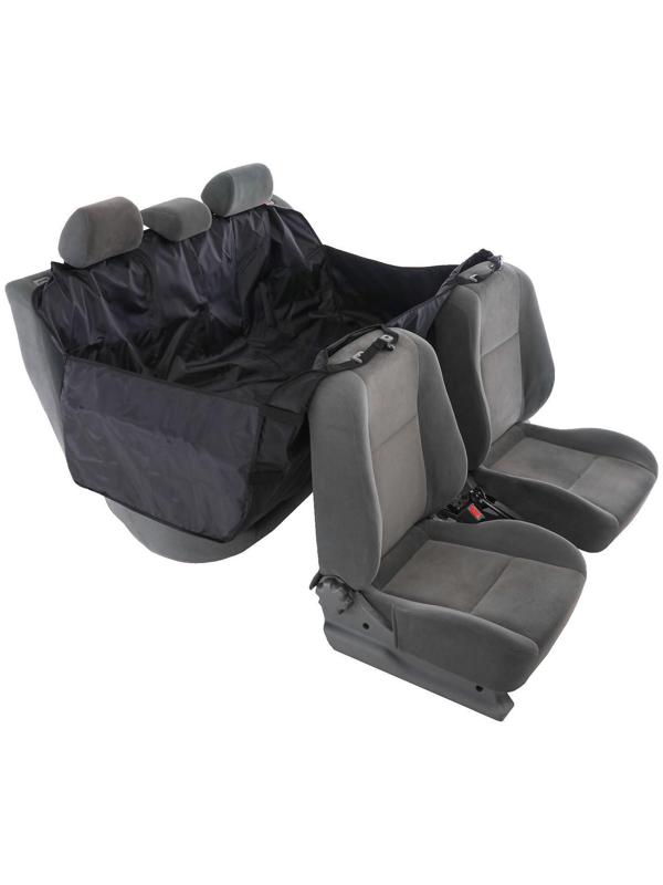 Гамак для перевозки собак усиленный, трехслойный, защита дверей, растяжка в салон