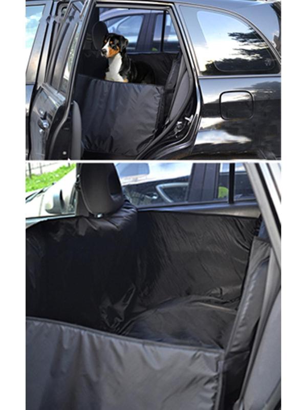 Гамак для перевозки собак усиленный, трехслойный, защита дверей, растяжка в салон